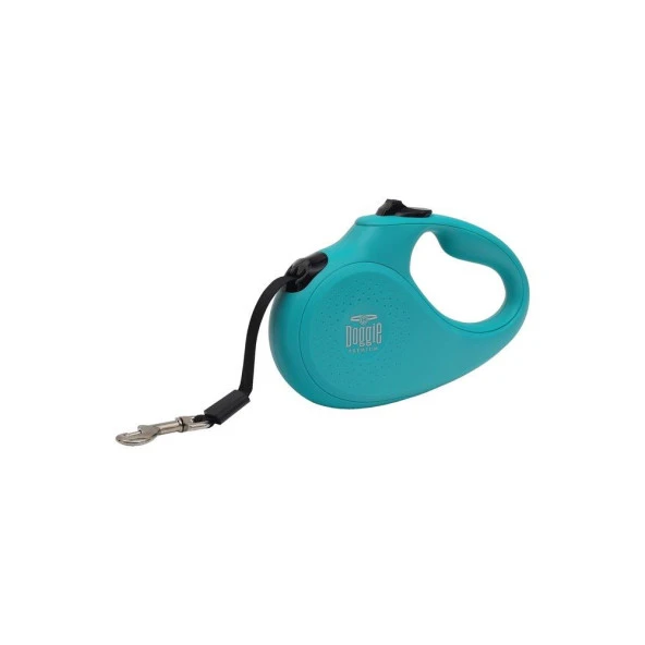 Doggie Master Serisi Otomatik Uzatma Tasması M 25kg 5mt Açık Mavi - 2