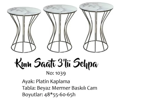 Brc 13391 Zigon KUM SAAT Düz SİYAH Temper cam Metal Çelik PLATİN Kaplama El Yapım