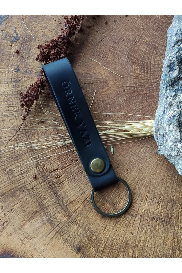 El Yapımı Deri Anahtarlık