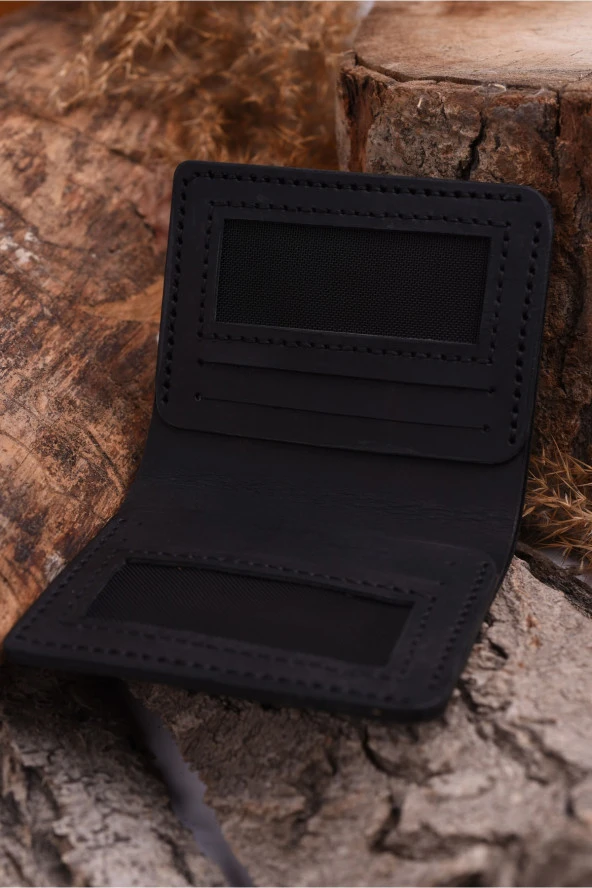 El Yapımı Hakiki Deri Cüzdan - 3