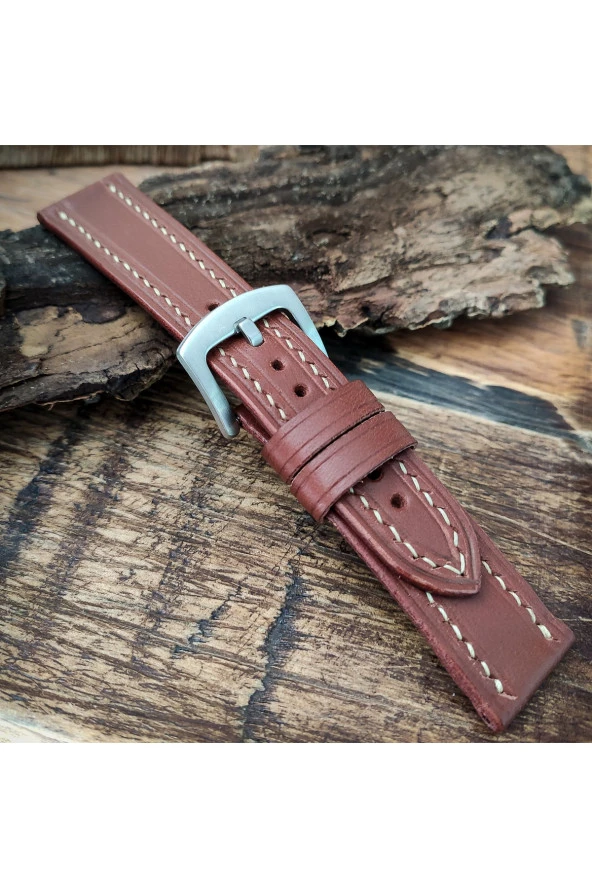 El Yapımı Deri Saat Kordonu - 3