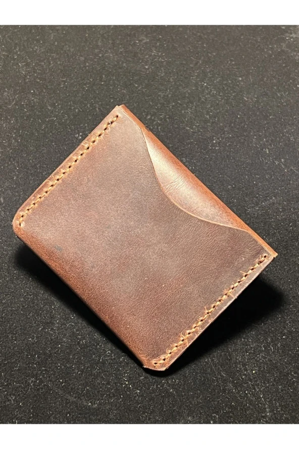 El Yapımı Hakiki Deri Kartlık