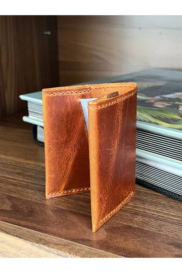 El Yapımı Hakiki Deri Cüzdan - 2