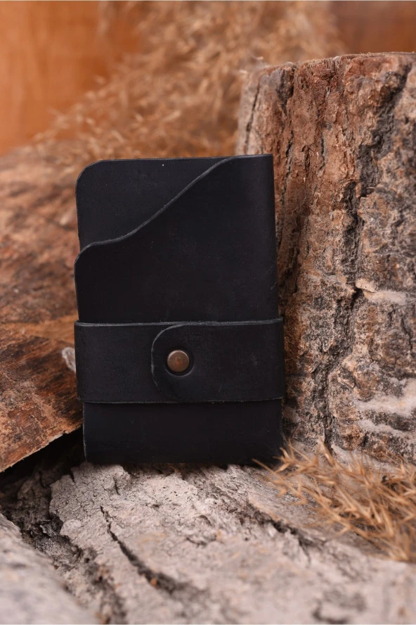 El Yapımı Hakiki Deri Kartlık - 2