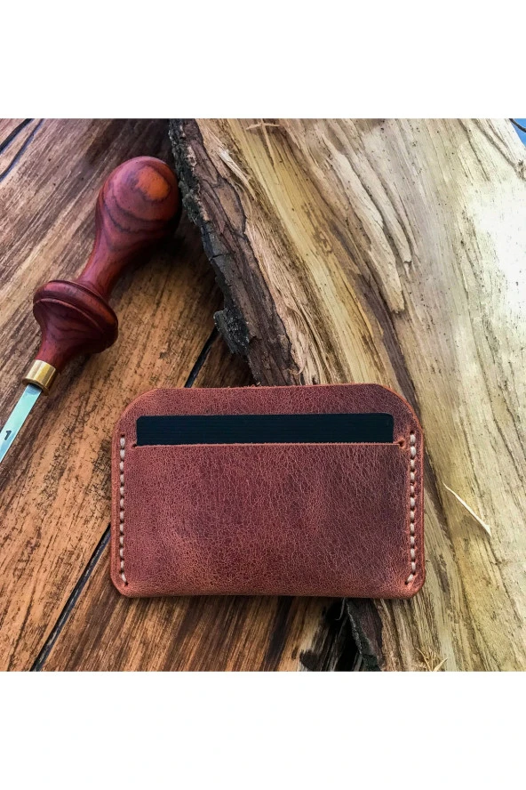 El Yapımı Hakiki Deri Kartlık - 2