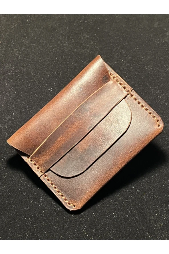 El Yapımı Hakiki Deri Kartlık - 2