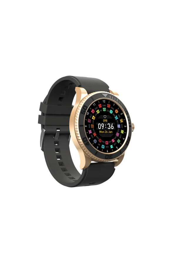 Xiaomi Mi 10 Uyumlu Akıllı Saat Konuşma Özellikli Classic Model - Resim 2