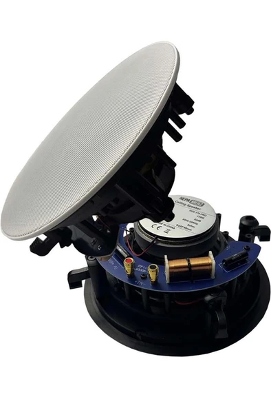 Hepa Merz HVX-170 PRO Alçıpan Tavan Hoparlörü 16 cm 170W 8 Ohm Siyah-Beyaz Kullanım - Resim 2