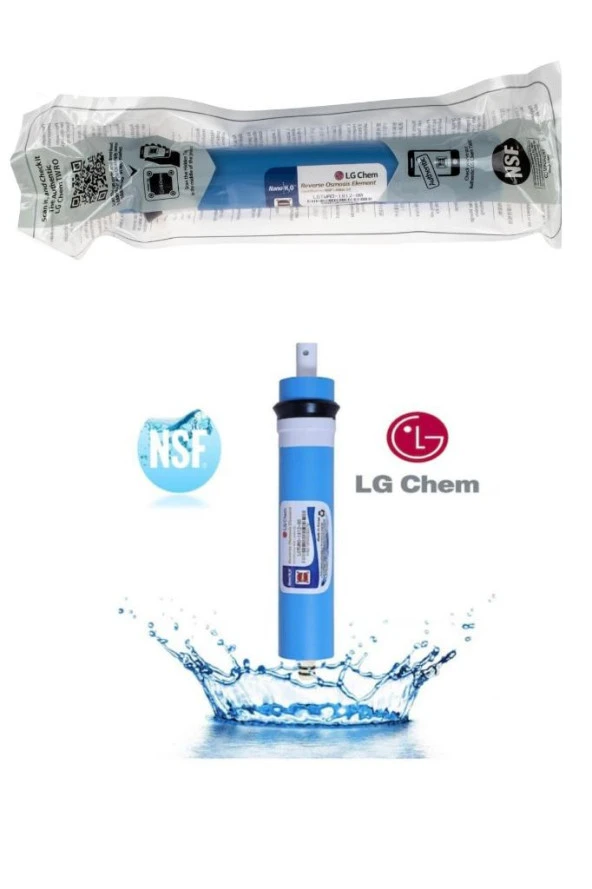 Su Arıtma Cihazı Membran Filtre 80 Gpd Chem