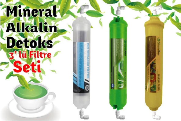 Sulook Mineral,alkalin Detoks 3'lü Filtre Seti - 2