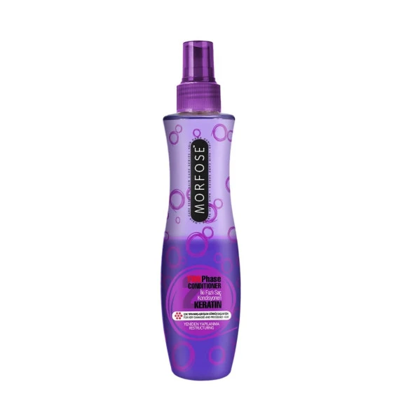 Morfose Sıvı Saç Kremi Keratin Fön Suyu 240 Ml Mor