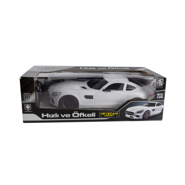 1:14 Uzaktan Kumandalı Süper Car Beyaz Gtr Işıklı Şarjlı - 5