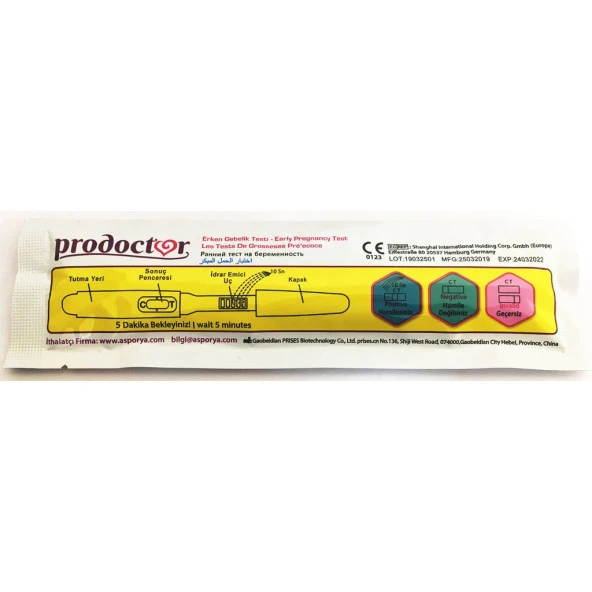 Prodoctor Pratik Erken Gebelik Testi 4Lü PAKET (SKT:10/2025) - 3