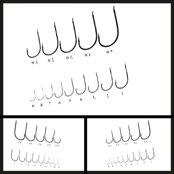 Uyguna-Yakala 100 Adet Shark 505 No: 3 Bronz İğne-İĞN.275 - Resim 2