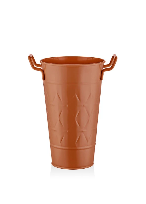 The Mia Prizma Vazo & Saksı Terracota 40 cm