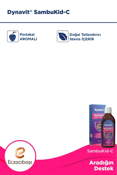Dynavit Sambukid-c Şurup 150 ml - Resim 2