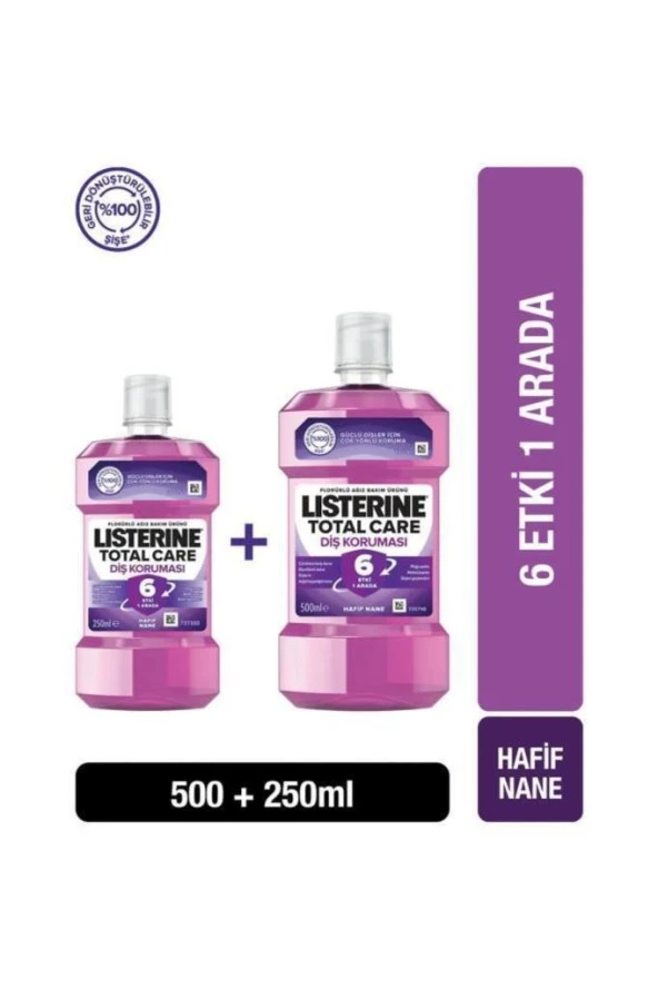 Listerine Total Care 500ml + 250ml