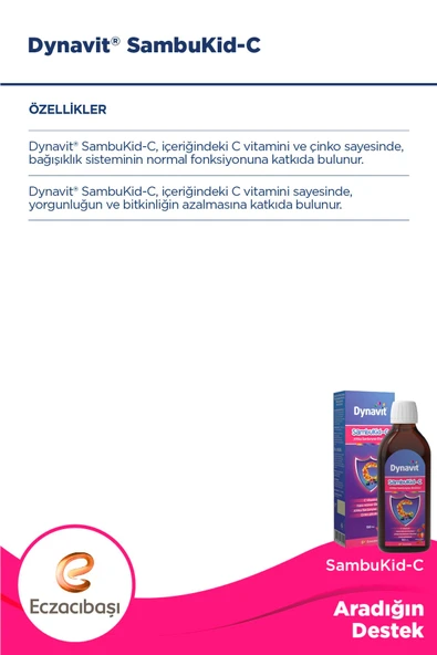 Dynavit Sambukid-c Şurup 150 ml - Resim 5