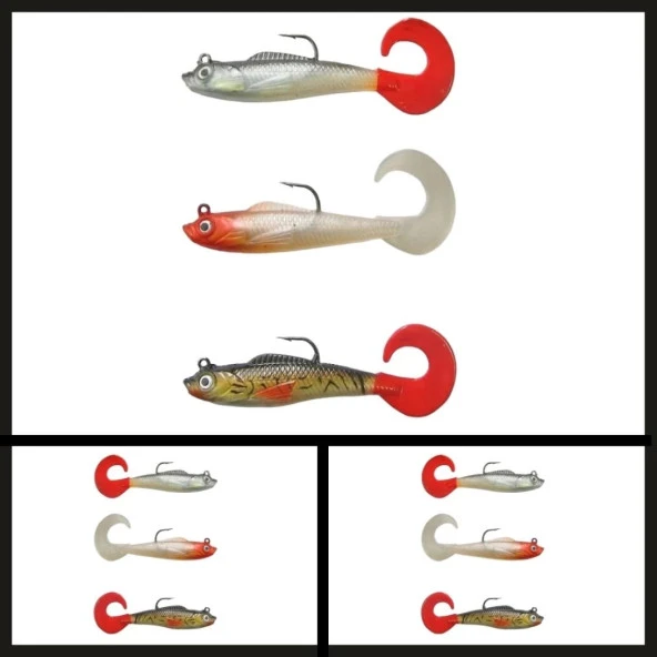 Uyguna-Yakala (gümüş Balık) Wx5555 6 Cm. İğneli Balık-YEM.345 ürün görseli