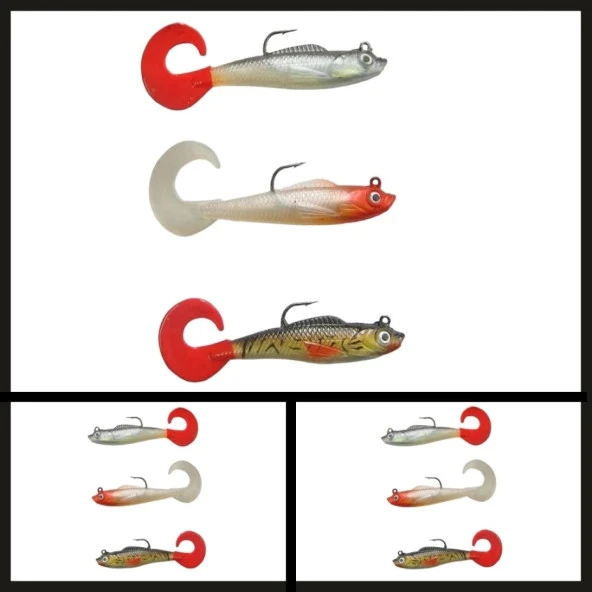 Uyguna-Yakala (gümüş Balık) Wx5555 6 Cm. İğneli Balık-YEM.345 - Resim 2