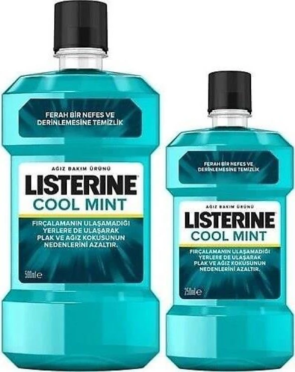 Listerine Cool Mint 500ml + 250 ml