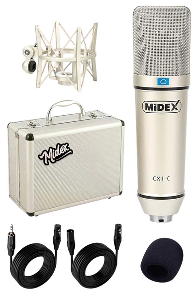 Midex Referans Paket-3 Maxword Monitör Ses Kartı CX1 Mikrofon Yalıtım Paneli Stand - 3