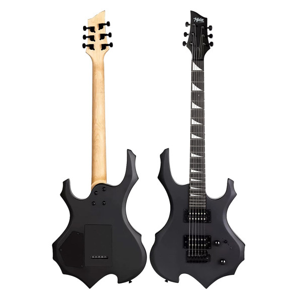 Midex Force Masif Ağaç Üst Seviye Elektro Gitar H-H Profesyonel Full Set Aksesuarlı - 4