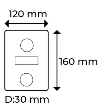 Multitek DIP01 Kapı Paneli 9G 10 01 0001 - 3