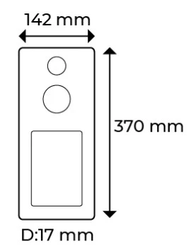 Multitek DIP70 IP Kapı Paneli 9G 09 06 0003 - 3