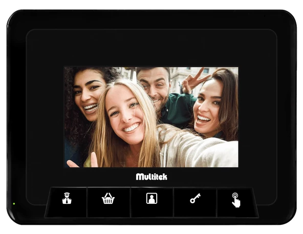 Multitek Multibus Sistem MB45-S 4.3 inç Daire Görüntülü Diafon Ekranı 9G 01 03 0001S