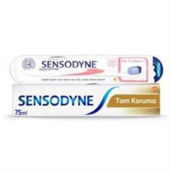 Sensodyne Tam Koruma Diş Macunu 75ml+Diş Eti Bakımı Diş Fırçası Yumuşak