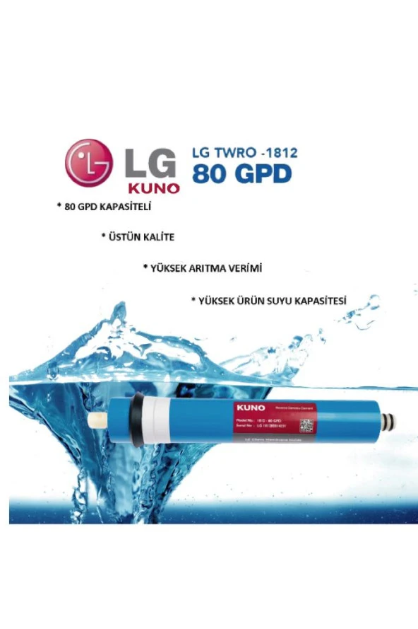 Membran Filtre Chem 80 Gpd
