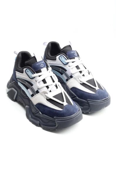 Kadın Ortopedik Taban Fileli Sneaker Günlük Spor Ayakkabı SLZ00028 - 5
