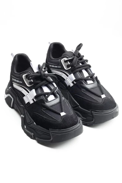 Kadın Ortopedik Taban Fileli Sneaker Günlük Spor Ayakkabı SLZ00028 - 9