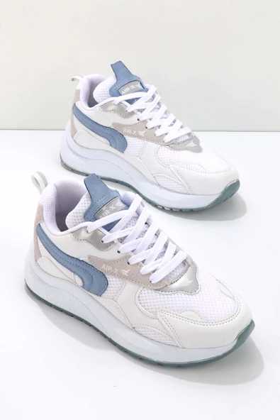 Kadın Sneaker Kalın Topuk SLZ00016 - 8