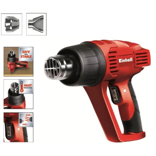 Einhell TC-HA 20001 2000 Watt Sıcak Hava Tabancası 2 Kademe