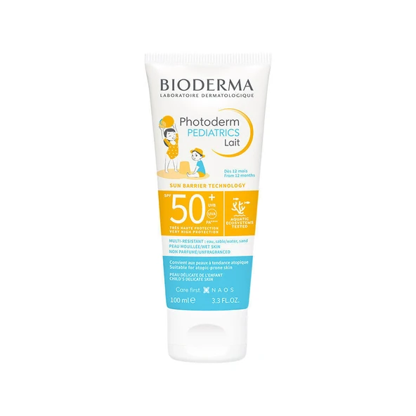 Bioderma Photoderm Pediatrics Lait SPF50+ Güneş Koruyucu 100 ml ürün görseli