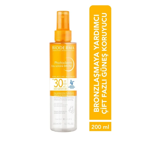 Bioderma Photoderm Bronz Sun Protective Water Güneş Koruyucu SPF30 200 ml - 2