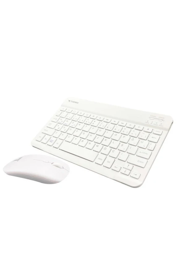 TORİMA Beyaz TMK-04 Kablosuz Klavye Ve Mouse Seti - 2