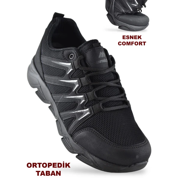 800 Full Ortopedik Taban Erkek Spor Ayakkabı Yazlık Fileli Model