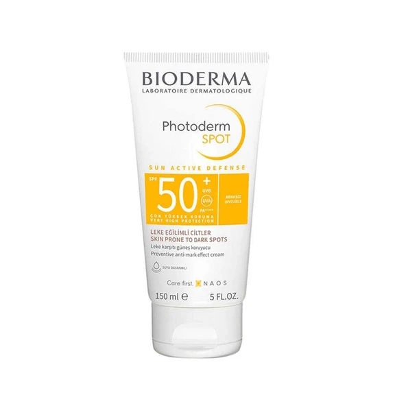 Bioderma Photoderm SPOT SPF50+ Cream Renksiz Güneş Kremi 150 ml