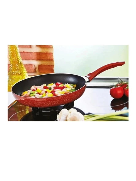 Kahramanlar KAH4317 Kiremit Teflon Tava 22 Cm - Resim 2