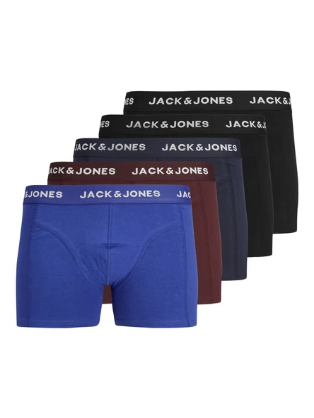 JACK JONES Erkek Pamuklu 5 li Kutulu Boxer Set 12242494