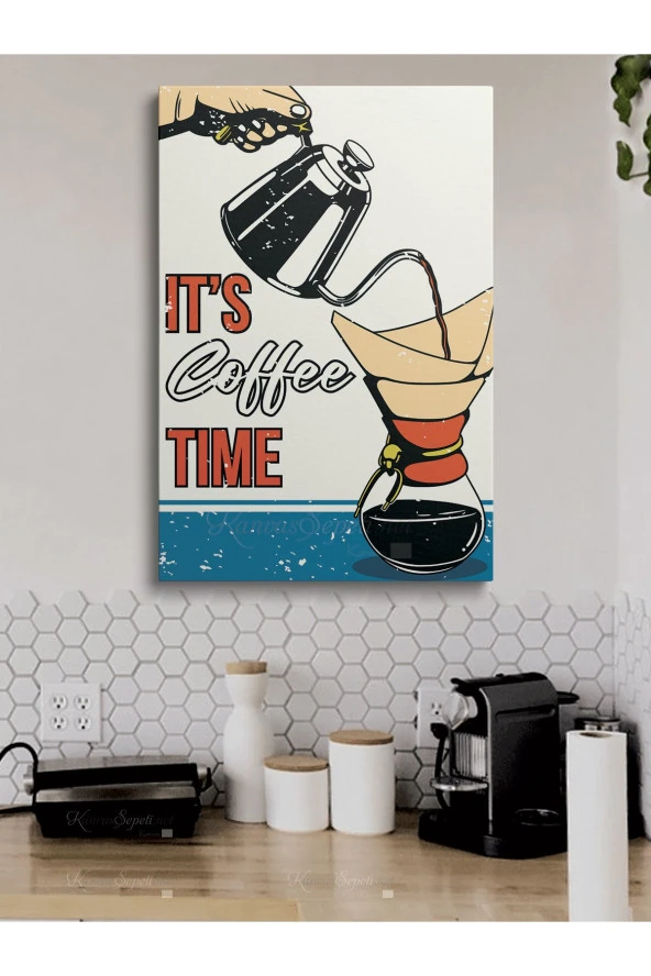 Cafeler Kahve Büfe Büfeler Için Abstract Trend Dekoratif Kanvas Canvas Tablo