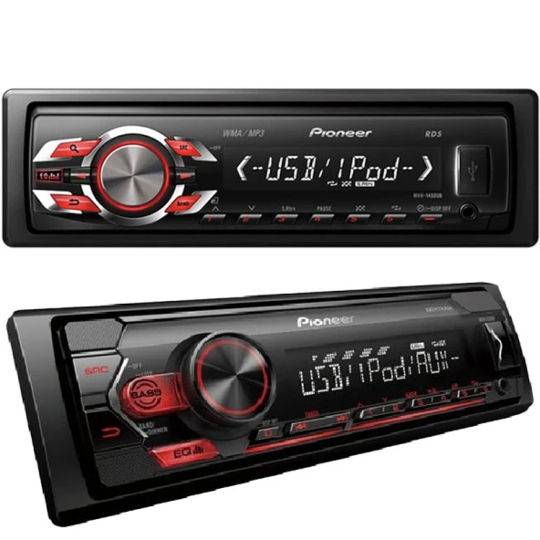 Pıoneer Mvh-s125uı Usb/fm/aux Mekaniksiz Kumandalı Oto Teyp 4x50 Watt