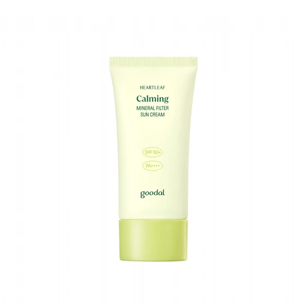 Goodal Heartleaf Calming Mineral Filter Sun Cream - Houttuynia Cordata Özlü Mineral Filtreli Güneş Kremi SPF 50+ PA++++