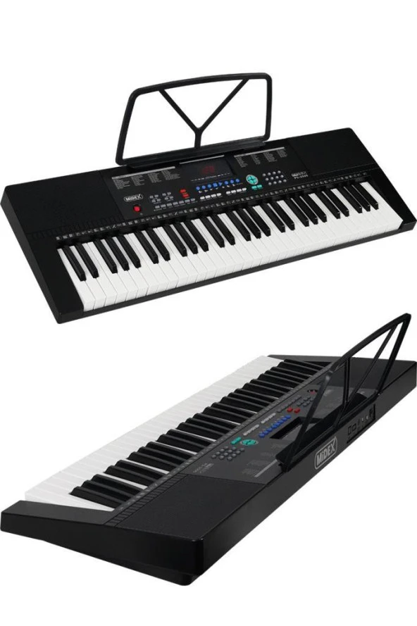 Midex Ps-2500K Led Ekran 61 Tuşlu Org Klavye (Çanta Kulaklık Adaptör Notalık Metod) - 4