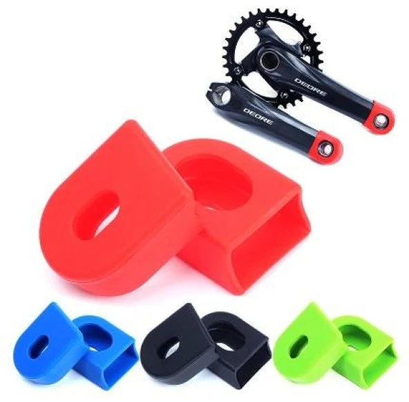 Xbyc 0056 Bisiklet Aynakol Pedal Kolu Koruyucu Silikon PVC Koruyucu Siyah - Resim 3