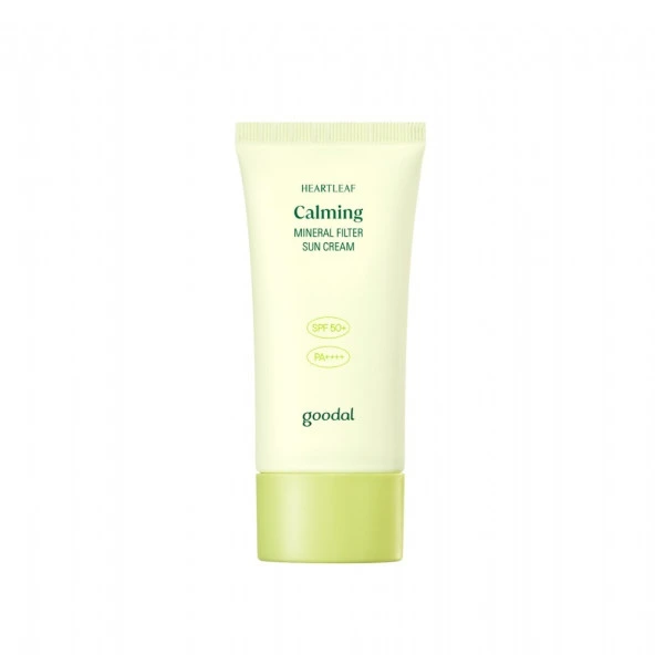 Goodal Heartleaf Calming Mineral Filter Sun Cream - Houttuynia Cordata Özlü Mineral Filtreli Güneş Kremi SPF 50+ PA++++