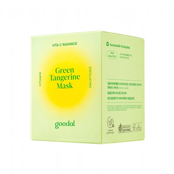 Goodal Green Tangerine Vita C Radiance Mask - Yeşil Mandalina Özlü Işıltı Maskesi - 2